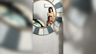lesbian whore has so much fun fucking that she records herself to never forget it