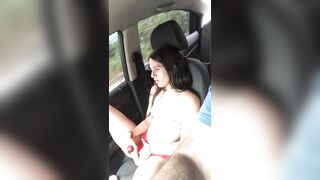 Fucking me in the front seat of an Uber
