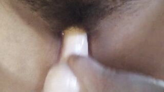 4K Quick female orgasm close-up