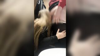 TWO CHUBBY GIRLS MASTURBATING IN PUBLIC TOILET