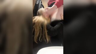 TWO CHUBBY GIRLS MASTURBATING IN PUBLIC TOILET