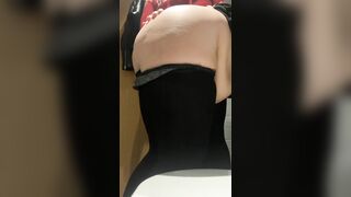 TWO CHUBBY GIRLS MASTURBATING IN PUBLIC TOILET