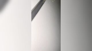 Creaming on his dick in a wide open parking lot