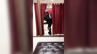 I was in a theatre and went in a changing room to flash you my perfect boobs