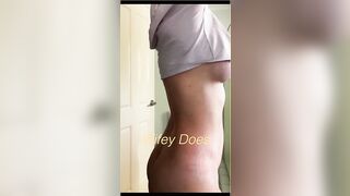 Wifey flashes her tight body to the camera