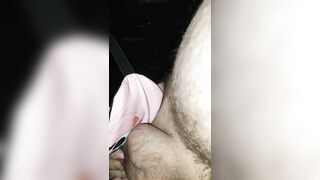 Licks my balls and ass. Blowjob from a college student in a mask