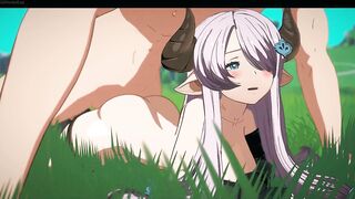 Sex on the Grass Under the Beautiful Blue Sky!