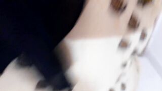 Egyptian Hot neighbor Girl cleans the house and fucks her big ass when her husband is not at home