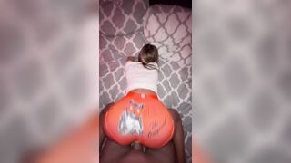 This hooters slut with big ass knows how to fuck in doggystyle