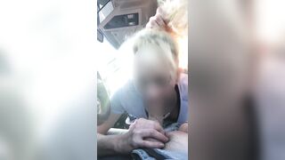 Wife gives backseat blowjob ro brother in law at picnic