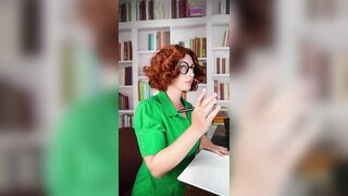 Embarrassed Naked Female Librarian part 2