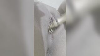 Destroying Pussy with Bristles