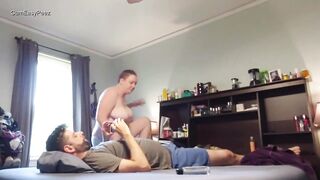 Watch the Piss and Cum Splash in Slow Motion