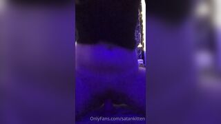 Onlyfans Emo / Goth / E-girl - Masturbates with Dildo (mini Orgasm) Pt.1