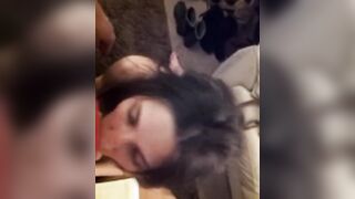 Look how Happy your Cheating Wife is after she Sucks my Cock and Swallows