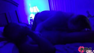Blonde Slut Sits on a BBC Face