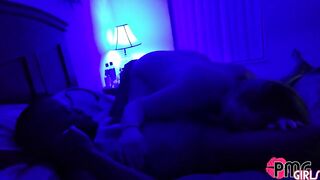 Blonde Slut Sits on a BBC Face
