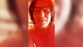 Orgasm in public sauna