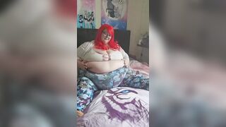 Belly Play and Cream with Pretty Red Princess