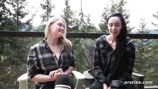 Ersties - Alanna & Nicole Have Lesbian Fun at a Cabin