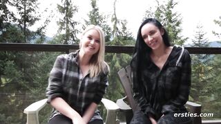 Ersties - Alanna & Nicole Have Lesbian Fun at a Cabin