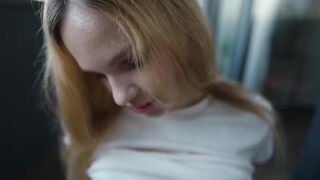 Stepsister Got Caught Smoking and Didn't Mind Getting Fucked in Ass and Pussy