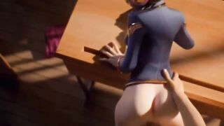Anime Hentai - 18yr AMATURE EX-girlfriend have sex after school