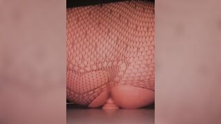 Amateur housewife fuck herself in her horny ass. really big juicy ass who loves getting dildos up her ass