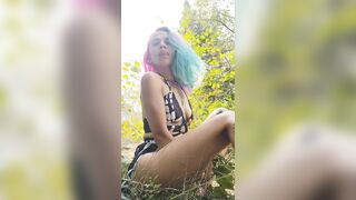 Outdoor Titty Tease