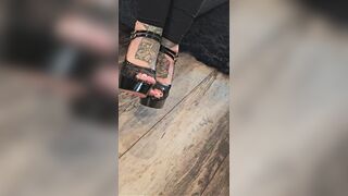Walking My Tattooed Feet in Stilleto High Heels!