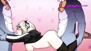 Cartoon Parody Compilation - Double Penetration Doggy Rough Sex
