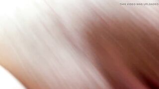 My Dick Felt Her Pulsating Orgasm and Shot Cum Inside Her Pussy. Close-up.
