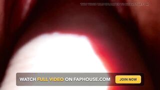 My Dick Felt Her Pulsating Orgasm and Shot Cum Inside Her Pussy. Close-up.