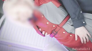 Lycoris recoil Nishikigi Chisato cosplay: femdom fleshlight milking and nonstop creampies