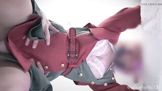 Lycoris recoil Nishikigi Chisato cosplay: femdom fleshlight milking and nonstop creampies