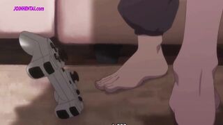 Stepsister Seduced Stepbrother When Playing On Playstation ( Parody Hentai )