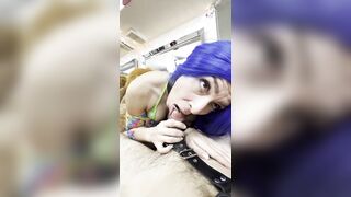 Dominican Beats: Festival Passion with a Blue-Haired Girl