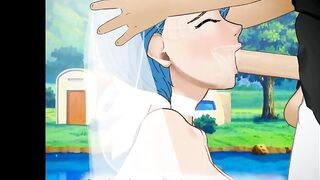 Bulma Sloppy Facefuck in Wedding Dress