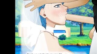 Bulma Sloppy Facefuck in Wedding Dress