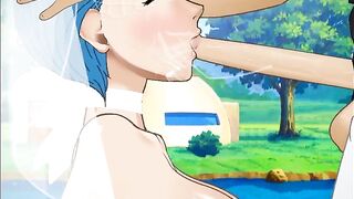 Bulma Sloppy Facefuck in Wedding Dress