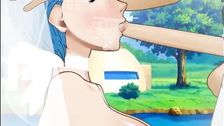 Bulma Sloppy Facefuck in Wedding Dress