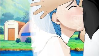 Bulma Sloppy Facefuck in Wedding Dress
