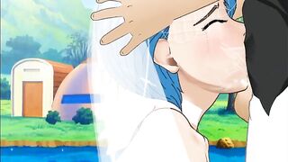 Bulma Sloppy Facefuck in Wedding Dress