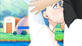 Bulma Sloppy Facefuck in Wedding Dress