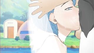 Bulma Sloppy Facefuck in Wedding Dress
