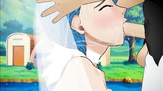 Bulma Sloppy Facefuck in Wedding Dress