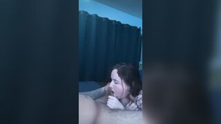 he loves when i give him messy sloppy toppy and deep throat it