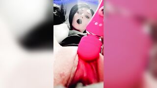 Stretching my tight pussy as I ride and cum for you