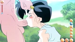 Kame Paradise 3 Multiversex Uncensored - Videl Learn How to Give Head by Foxie2k