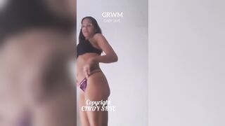 GRWM Sexy mini dress tight dress butt plug Try on haul compilation